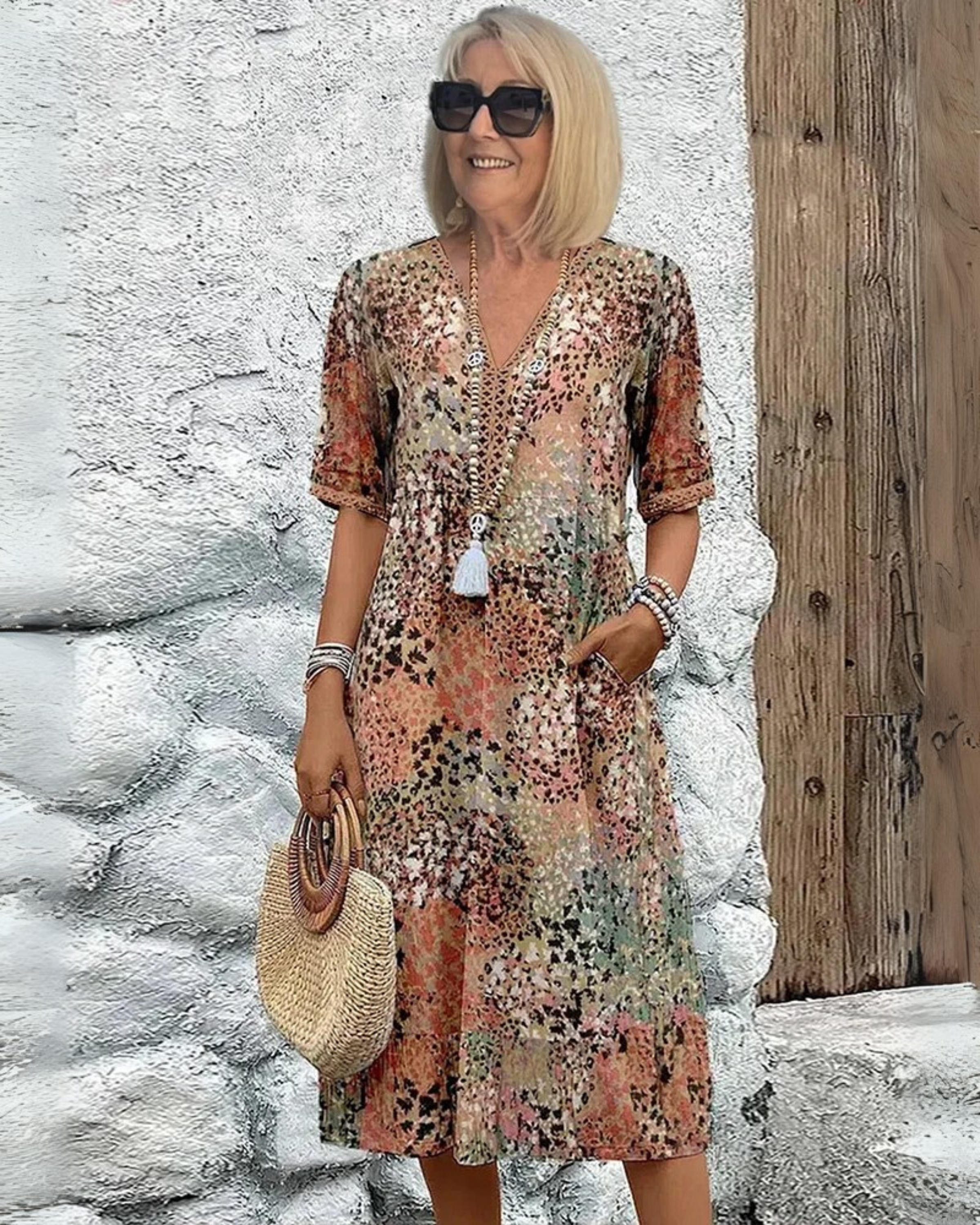 SKYE - ELEGANTE BOHO JURK