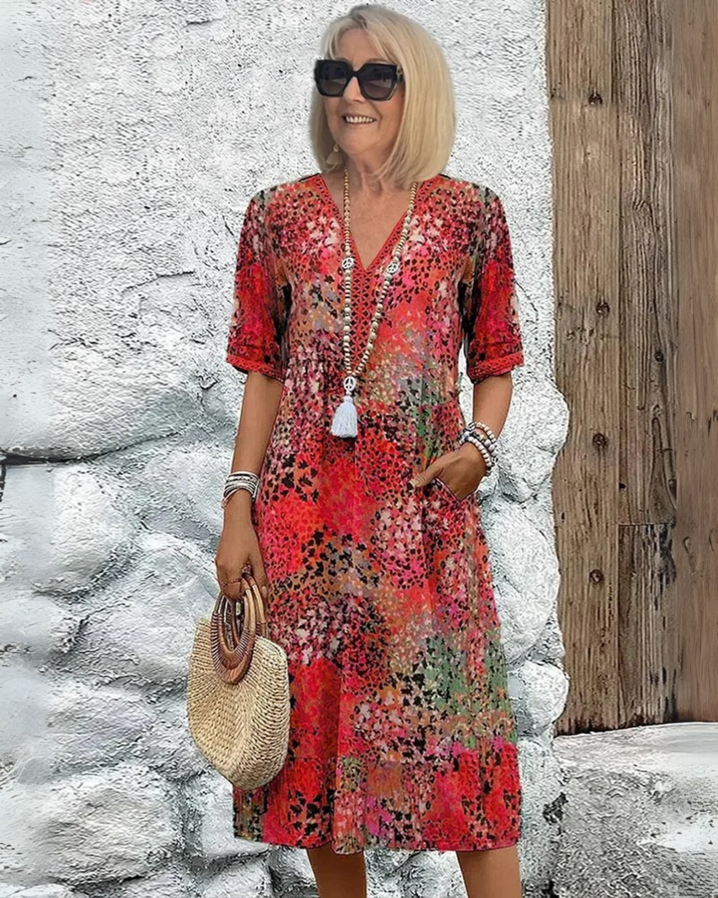 SKYE - ELEGANTE BOHO JURK