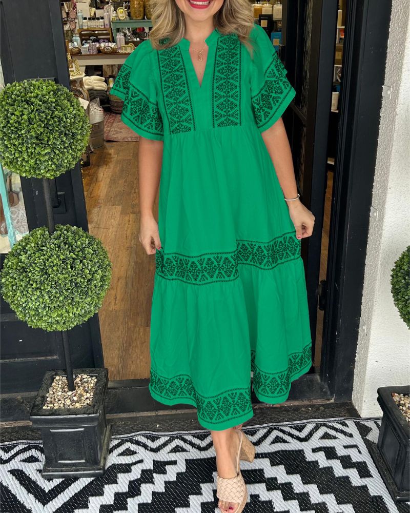 SIARI - Boho Maxi Jurk