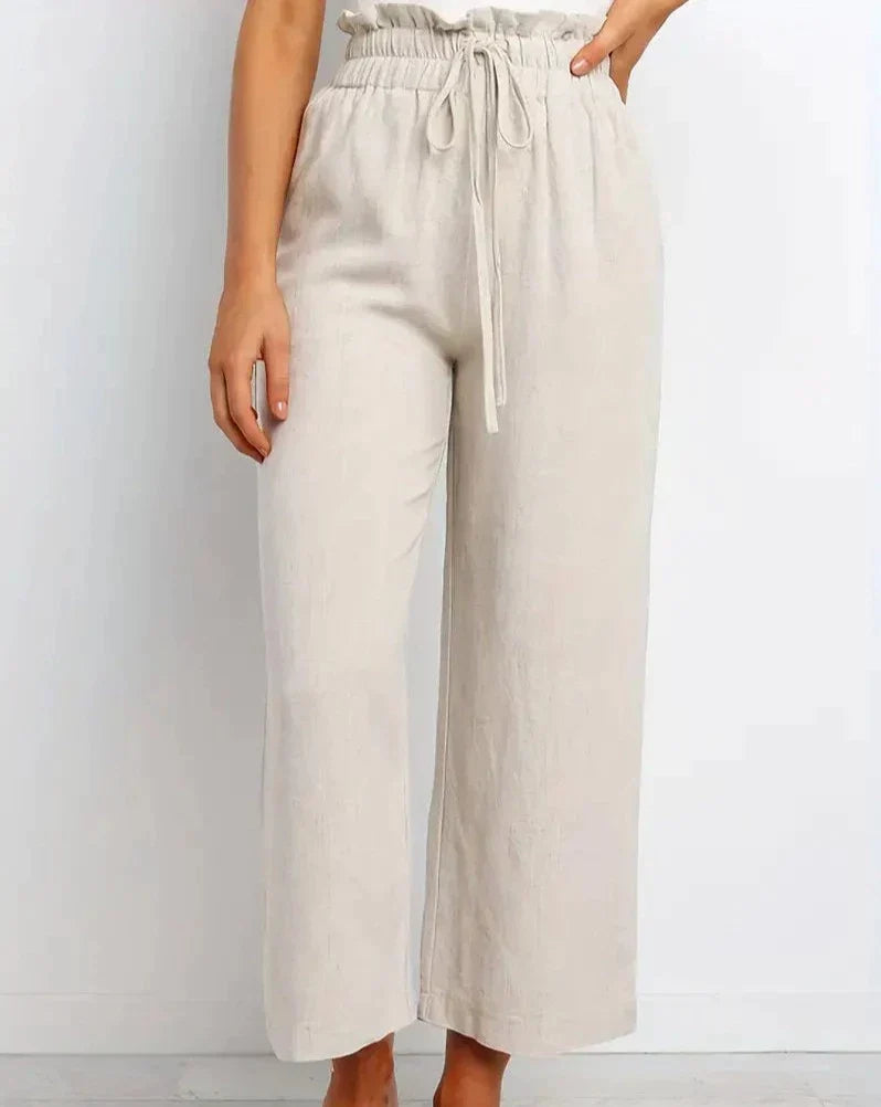 Yamira - Comfortabele Linnen Broek