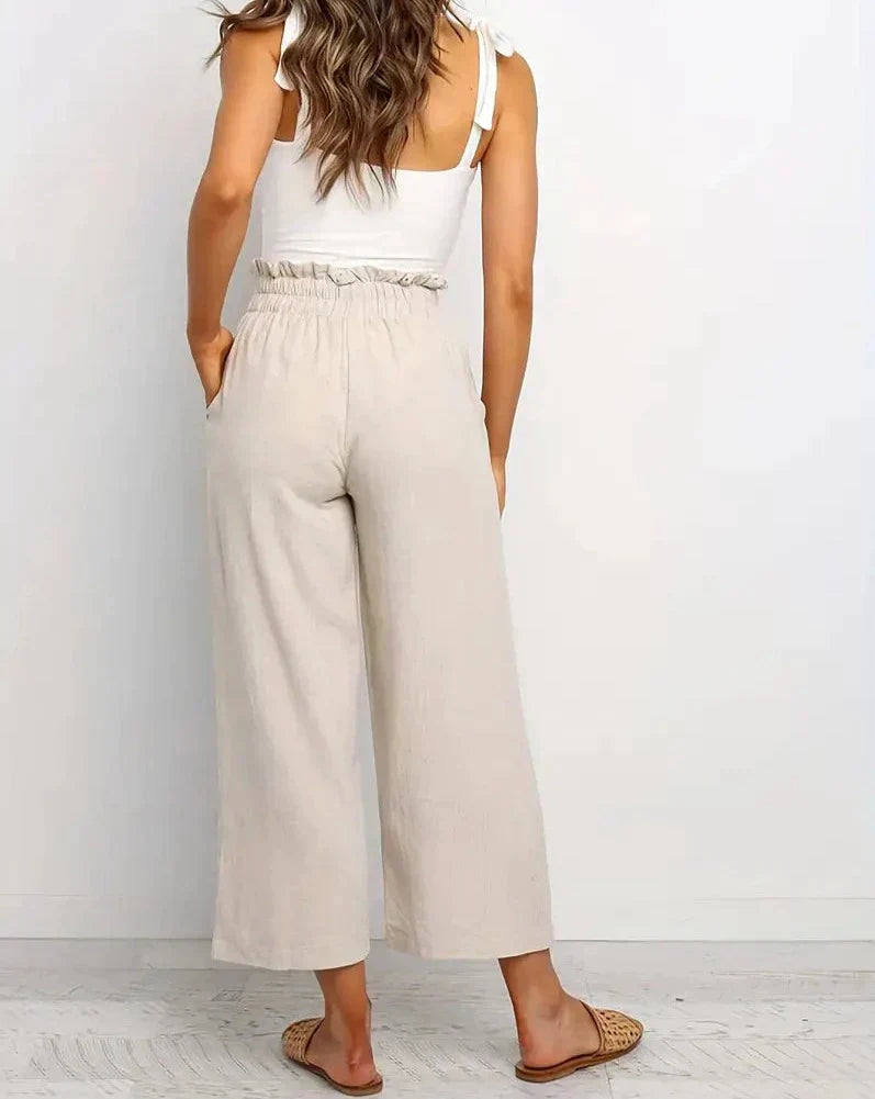 Yamira - Comfortabele Linnen Broek