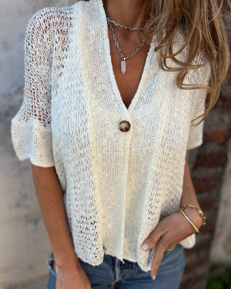 Lindsy - Elegante textuur top