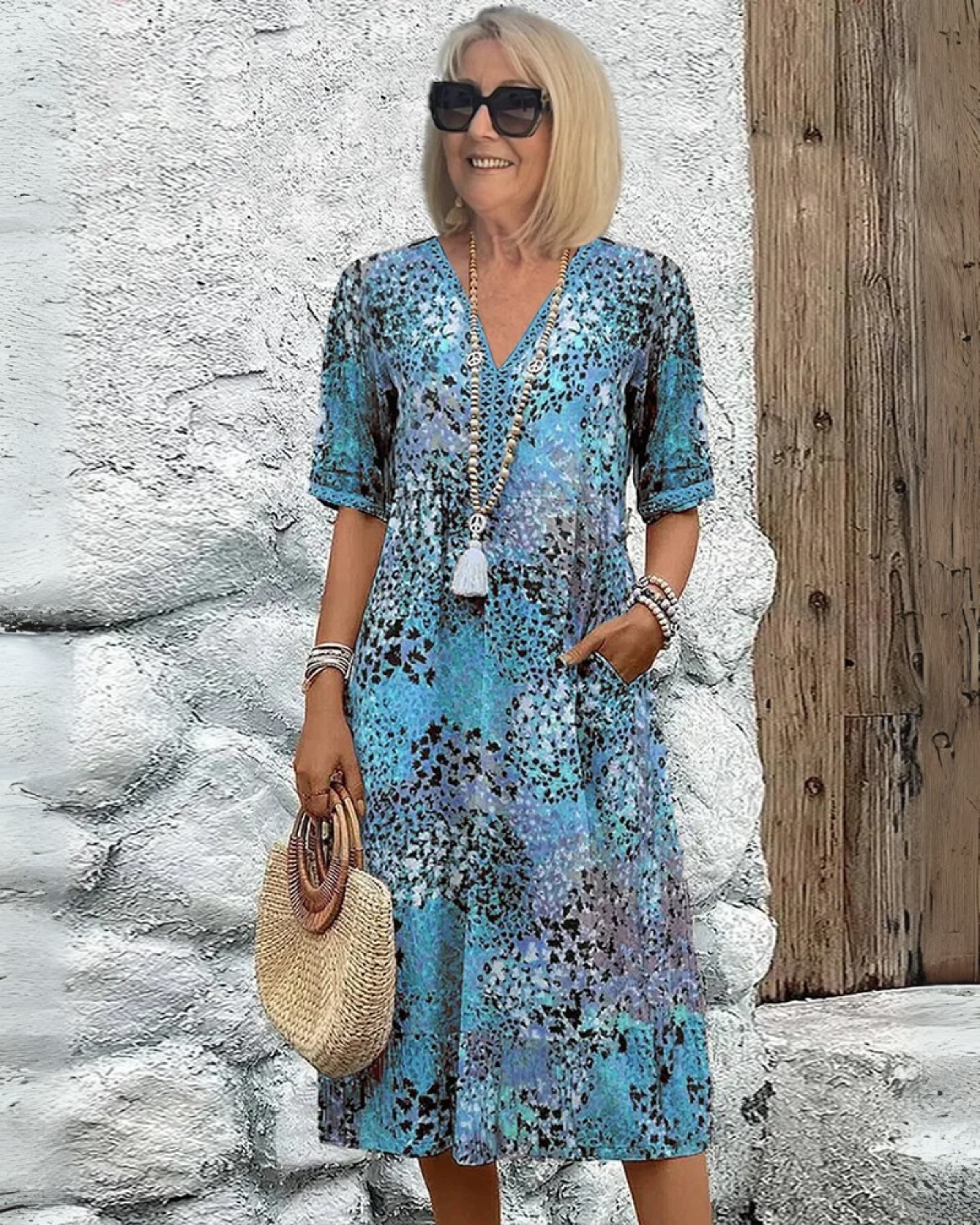 SKYE - ELEGANTE BOHO JURK