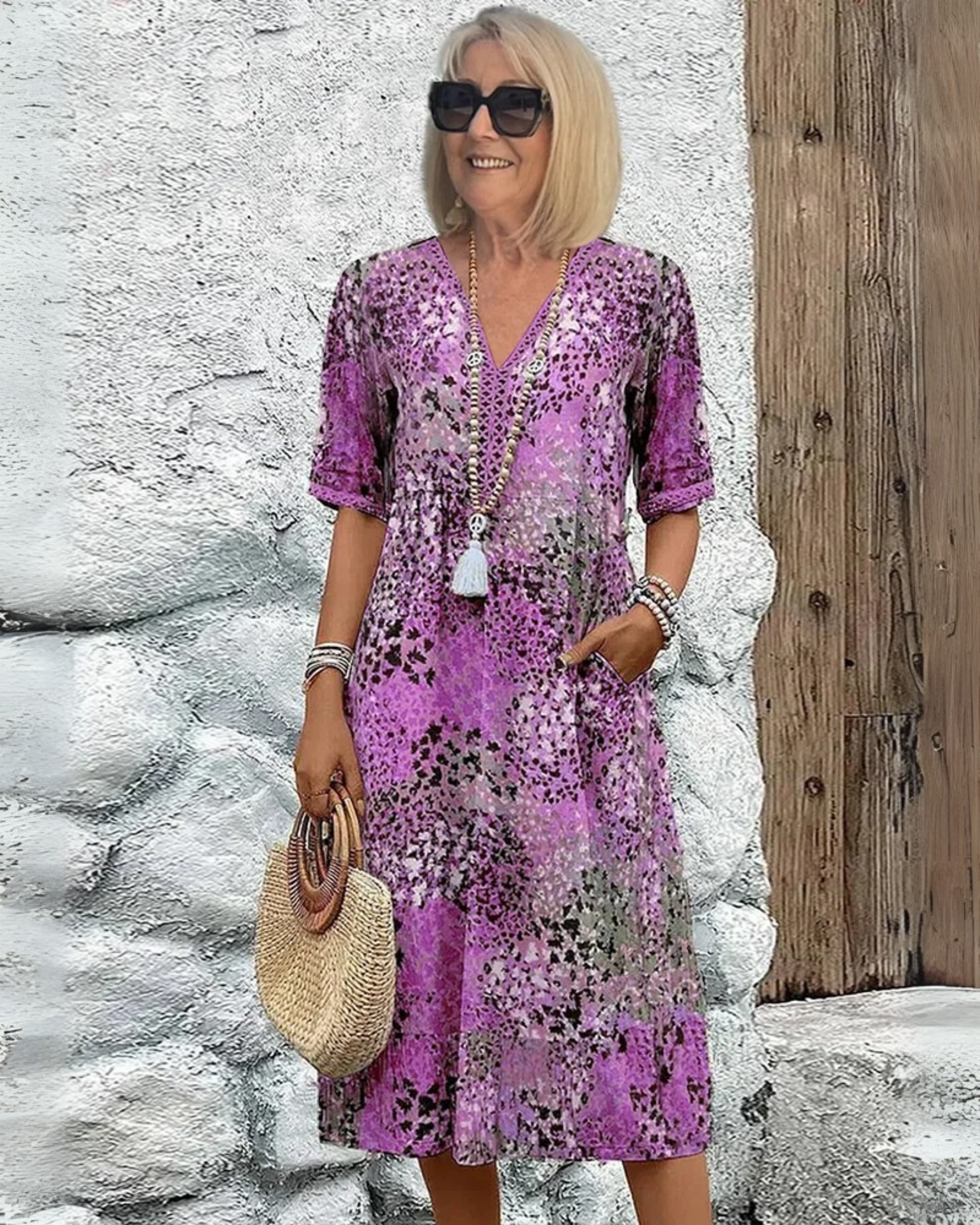 SKYE - ELEGANTE BOHO JURK