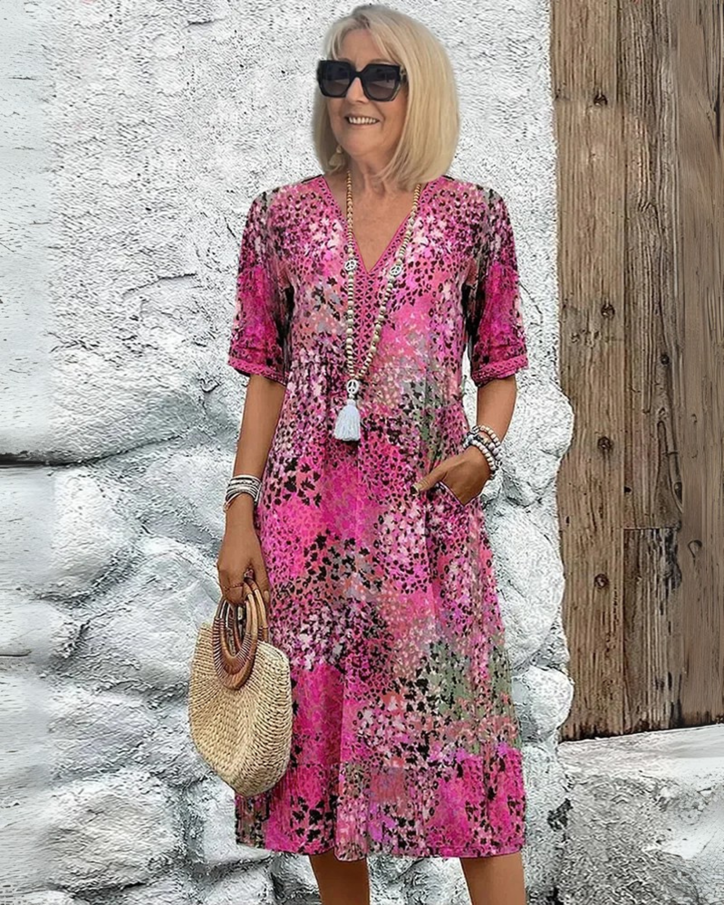 SKYE - ELEGANTE BOHO JURK
