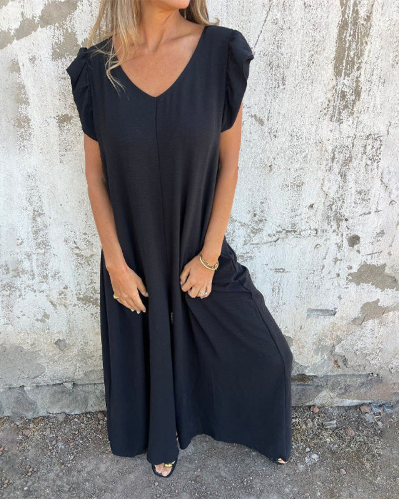 MARMARELA - Moeiteloos V-Hals Jumpsuit
