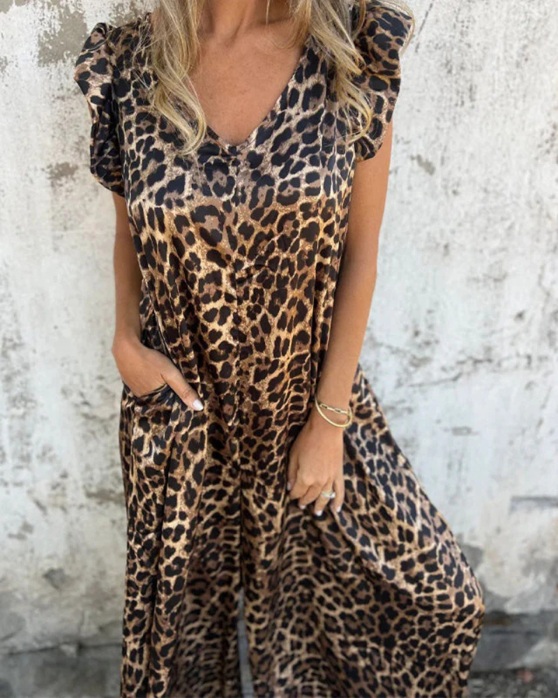 MARMARELA - Moeiteloos V-Hals Jumpsuit