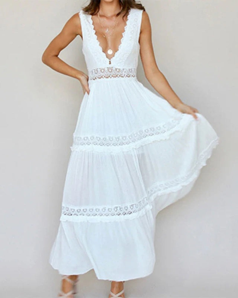 MISNIA - ELEGANTE MAXI JURK