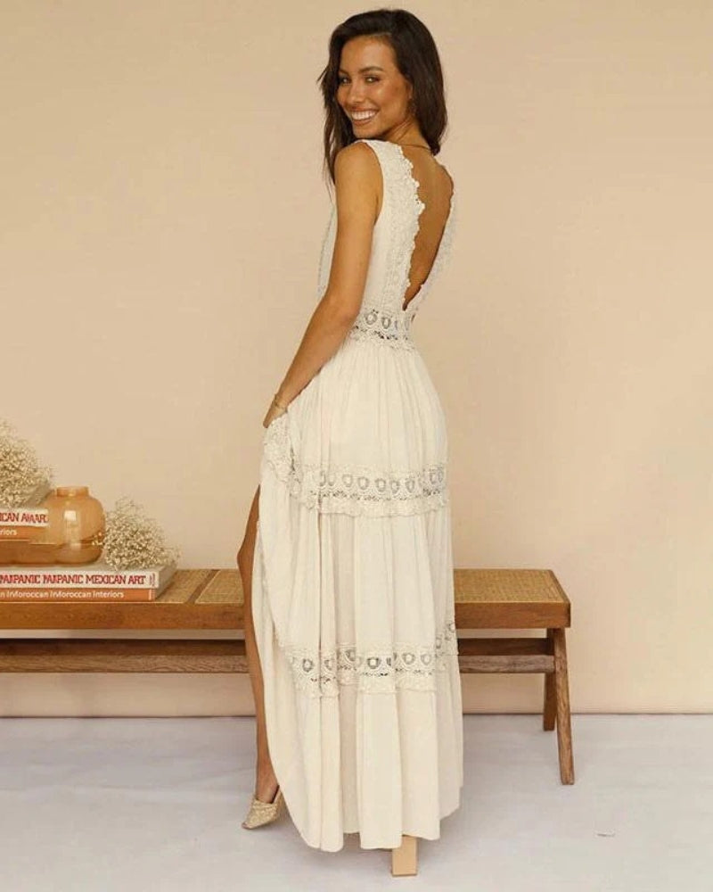 MISNIA - ELEGANTE MAXI JURK