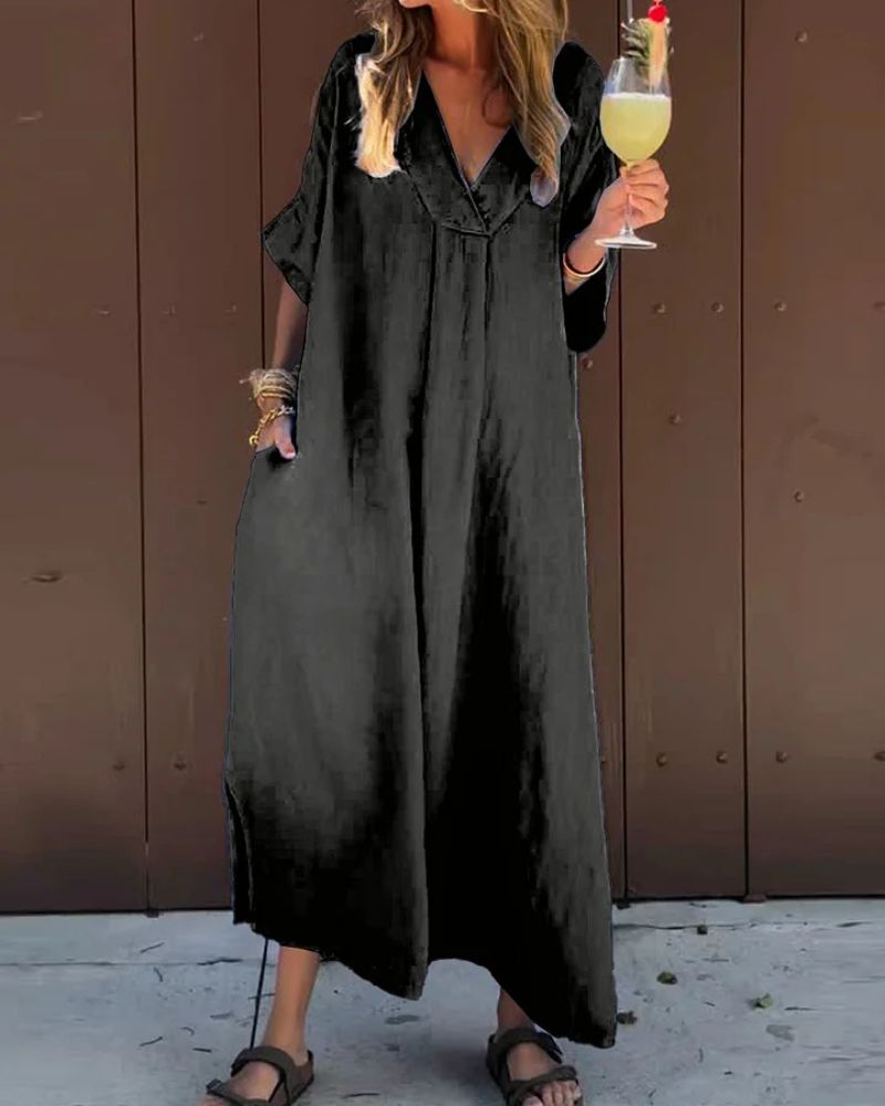 SAENE - CASUAL KATOENEN JURK