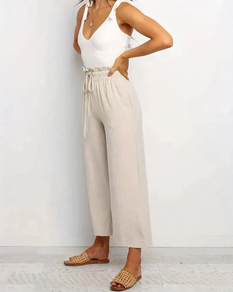 Yamira - Comfortabele Linnen Broek